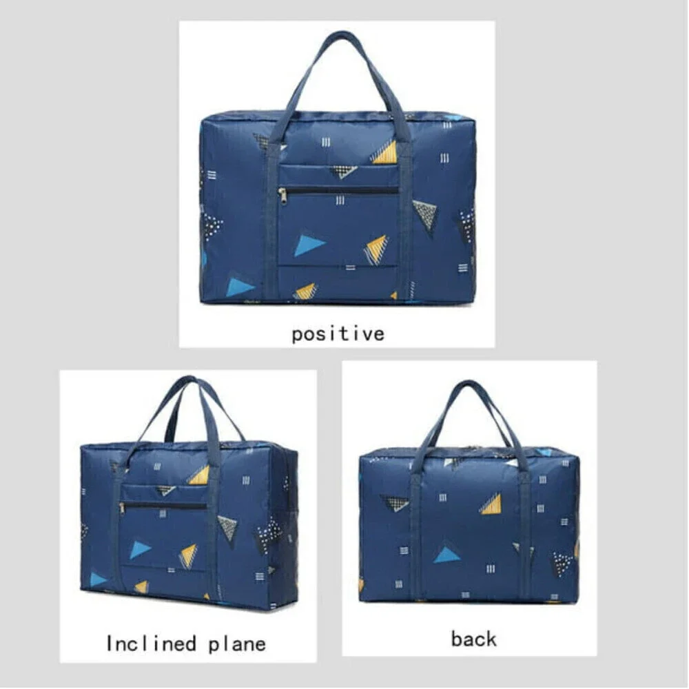 Triangle Pattern Foldable Travel Bag - Picture 3 of 5